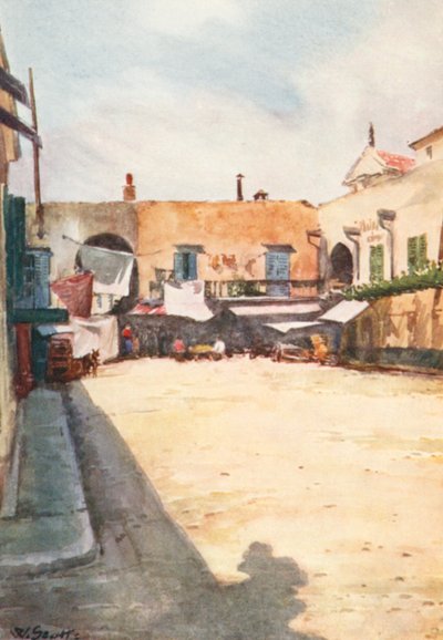 Eine Ecke in der Nähe des Marktes, Nizza von William Scott