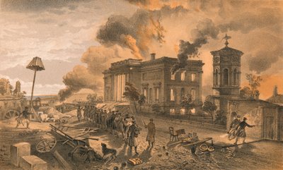 Öffentliche Bibliothek und Tempel der Winde, 1856 von William Crimea Simpson