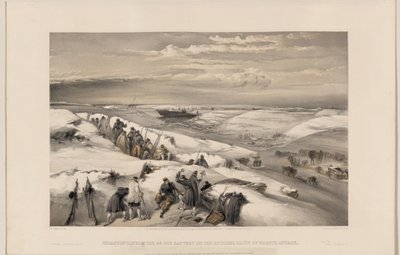 Sewastopol von der 26-Kanonen-Batterie von William Crimea Simpson