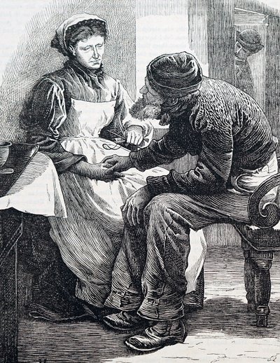 Ein älteres Paar (Gravur) von William Small