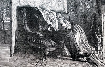 Ein älteres Paar (1880) (Gravur) von William Small