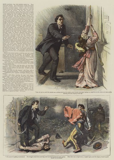 Illustration für Eine Episode von West Woodlands, von Bret Harte von William Small