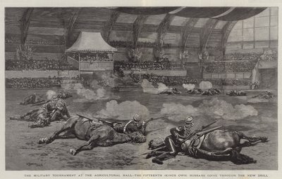 Das Militärturnier in der Landwirtschaftshalle, die Fünfzehnten (King