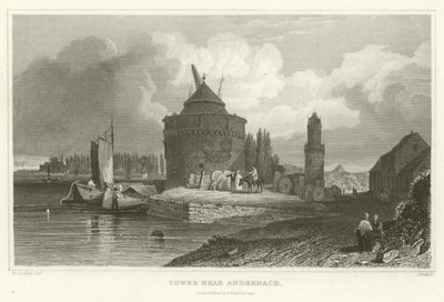 Turm bei Andernach von William Tombleson