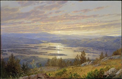 Lake Squam vom Red Hill von William Trost Richards