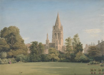 Blick vom Garten des Dekans, Christ Church, Oxford von William Turner of Oxford