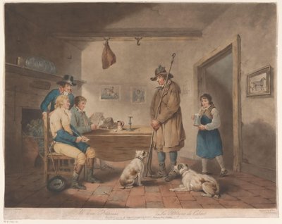 Männer in einer Herberge von William Ward