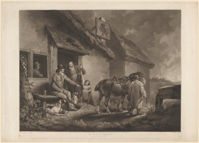 Der Erste September, Abend von William Ward after George Morland