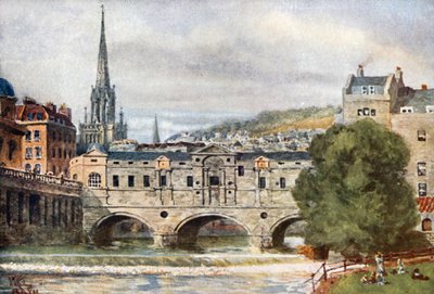 Bath, Pulteney Bridge von William Wiehe Collins