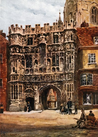Canterbury, Christchurch-Tor von William Wiehe Collins
