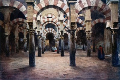 Córdoba, Innenraum der Mesquita von William Wiehe Collins