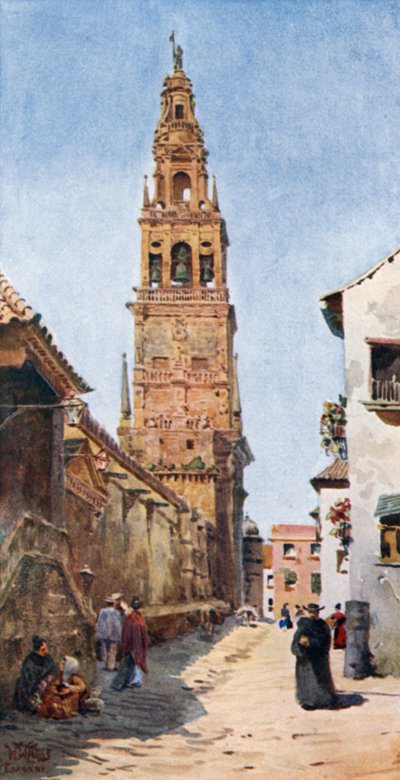 Cordoba, der Campanario-Turm von William Wiehe Collins