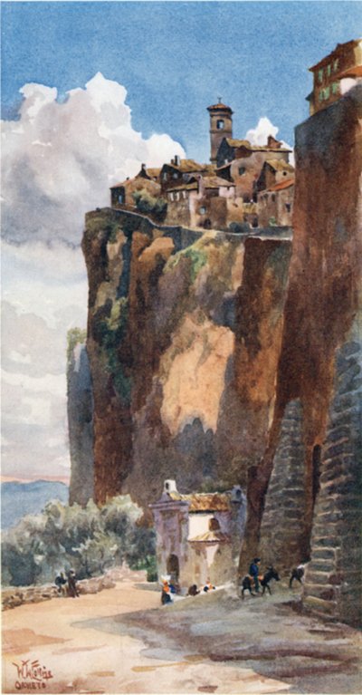 Orvieto. La Porta Maggiore von William Wiehe Collins