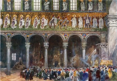 Ravenna. S. Apollinare Nuovo von William Wiehe Collins