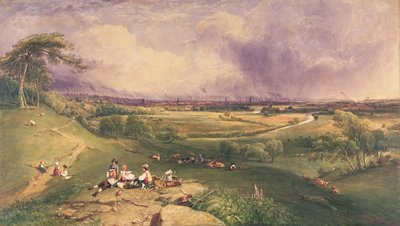 Manchester vom Cliff, Higher Broughton von William Wyld