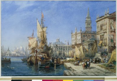 Die Riva degli Schiavoni von William Wyld