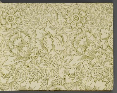 Tapetenmusterbuch, vor 1917 (Druck) von William and Company Morris