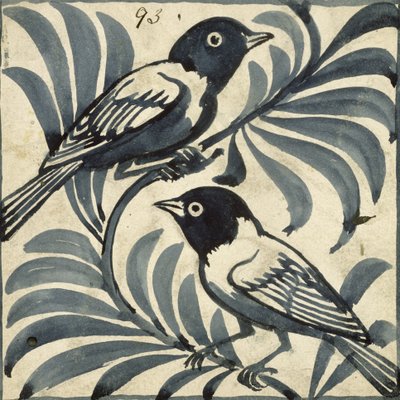 Blaukehlchen von William de Morgan