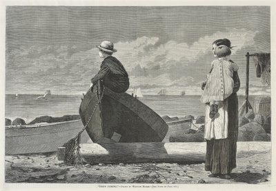 Papa kommt!, 1. November 1873 von Winslow Homer