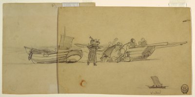 Teil eines Fischerkahns, England von Winslow Homer