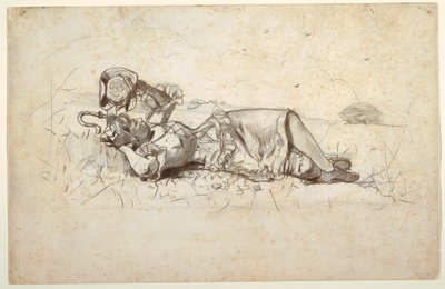 Hirtin ruht, 1877 von Winslow Homer
