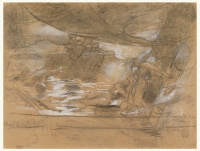 Schiffsdeck mit zwei Frauen, möglicherweise 15. Juli 1886 von Winslow Homer