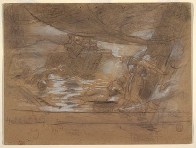 Schiffsdeck mit zwei Frauen, möglicherweise 15. Juli 1886 von Winslow Homer