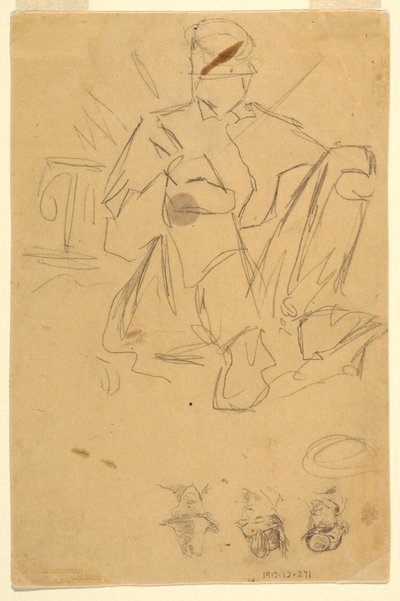 Skizzen von Armeelagern, 1862 von Winslow Homer