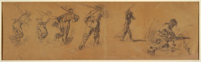 Studien von Soldaten, 1863–65 von Winslow Homer