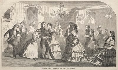 Familienfeier beim Fuchs und Gänse Spiel von Winslow Homer