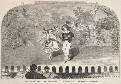 Die kleine Angelina und Miss C. Thompson im Boston Museum von Winslow Homer