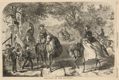 Maifeiertag auf dem Land, aus Harper von Winslow Homer