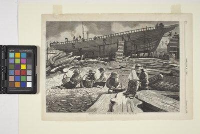 Schiffbau, Gloucester Hafen von Winslow Homer