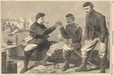 Thanksgiving Day in der Armee von Winslow Homer