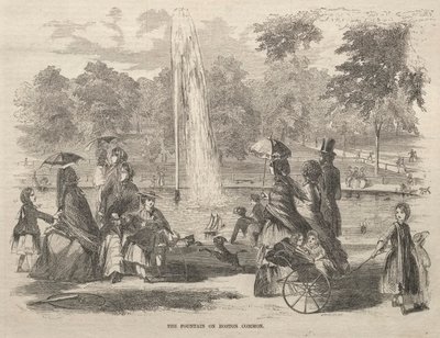 Der Brunnen am Boston Common, 1857 von Winslow Homer
