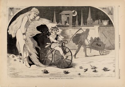 Das neue Jahr--1869, aus Harper
