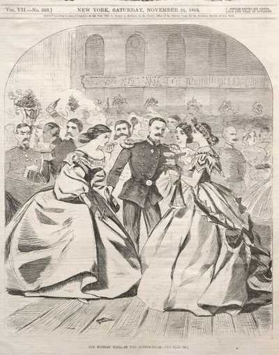 Der russische Ball - Im Speisesaal von Winslow Homer