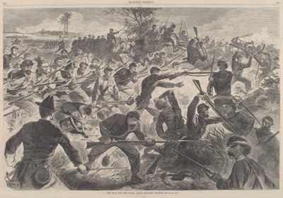 Der Krieg für die Union, 1862 - Ein Bajonettangriff, veröffentlicht 1862 von Winslow Homer