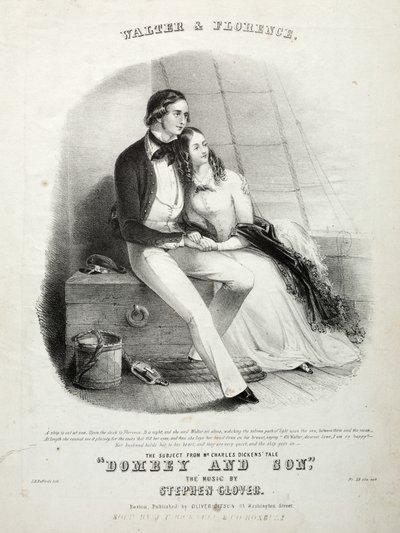 Walter und Florence - Notenblattcover von Winslow Homer