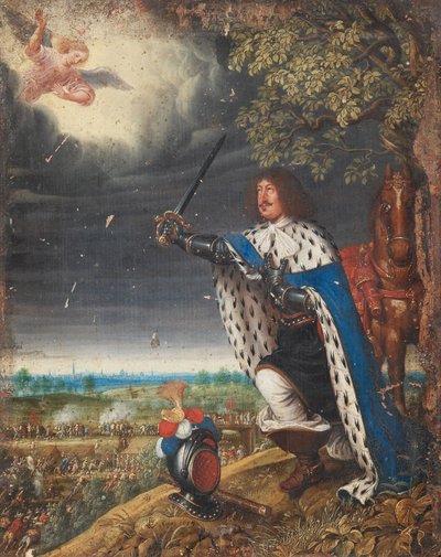 Friedrich III. von Dänemark in der Schlacht von Nyborg am 14. November von Wolfgang Heimbach
