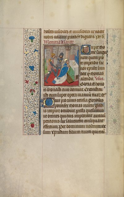 Das Martyrium des heiligen Thomas Becket von Workshop of Willem Vrelant