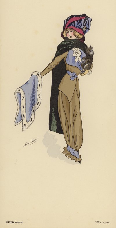 Wintermode 1910-1911 von Xavier Sager