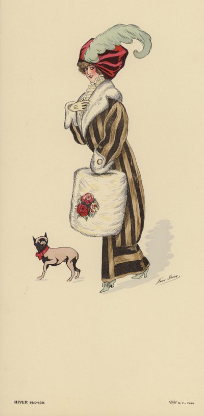 Wintermode 1910-1911 von Xavier Sager