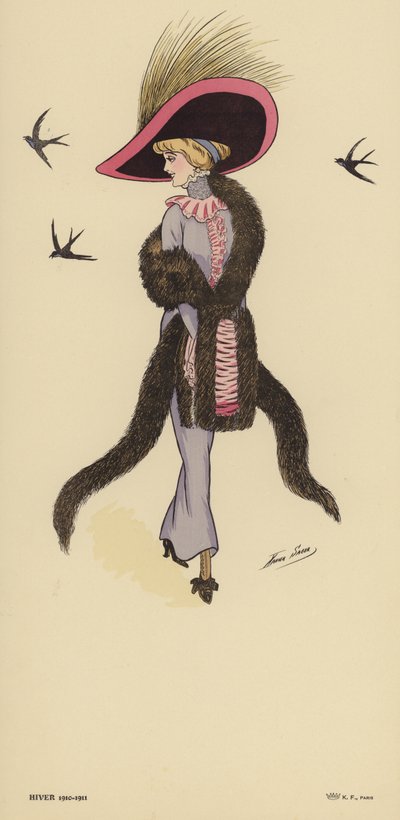 Wintermode 1910-1911 von Xavier Sager