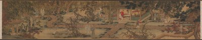 Die neun Ältesten des Duftberges, 1426-1452 von Xie Huan