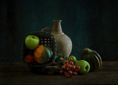 Rustikales Herbst-Stillleben von Yinan F.