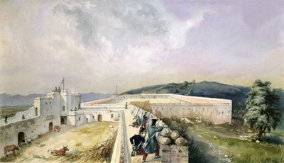 Ansicht einer Versuchsfarm am Stadtrand von Algier, ca. 1830-31 von Yung Yung