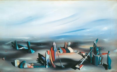 Der Palast mit Felsenfenstern von Yves Tanguy