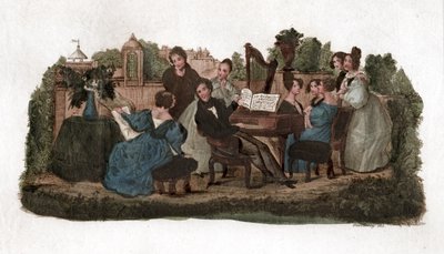 Konzert in einem Park von . .