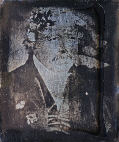 Louis Jacques Mandé Daguerre, französischer Fotografie-Pionier, ca. 1840er von Frederick (attr. to) Barnard